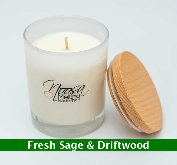 CocoSoy Candle - Fresh Sage and Driftwood
