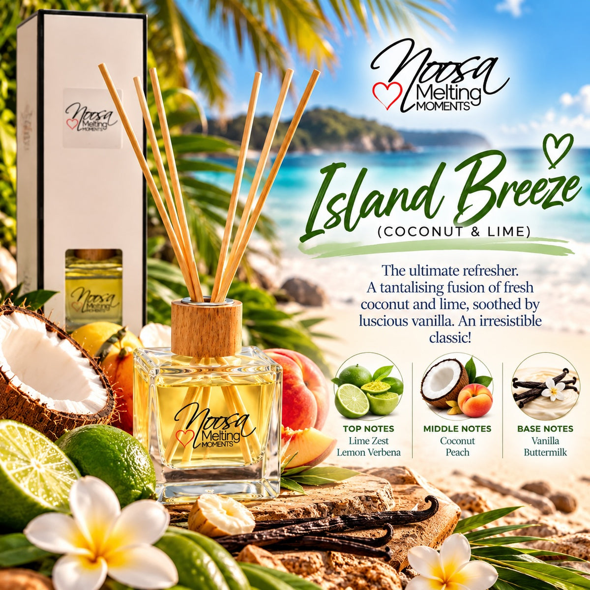 Reed Diffuser - Island Breeze