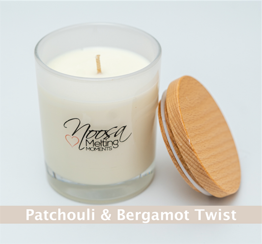 Cocosoy Candle - Patchouli and Bergamot Twist