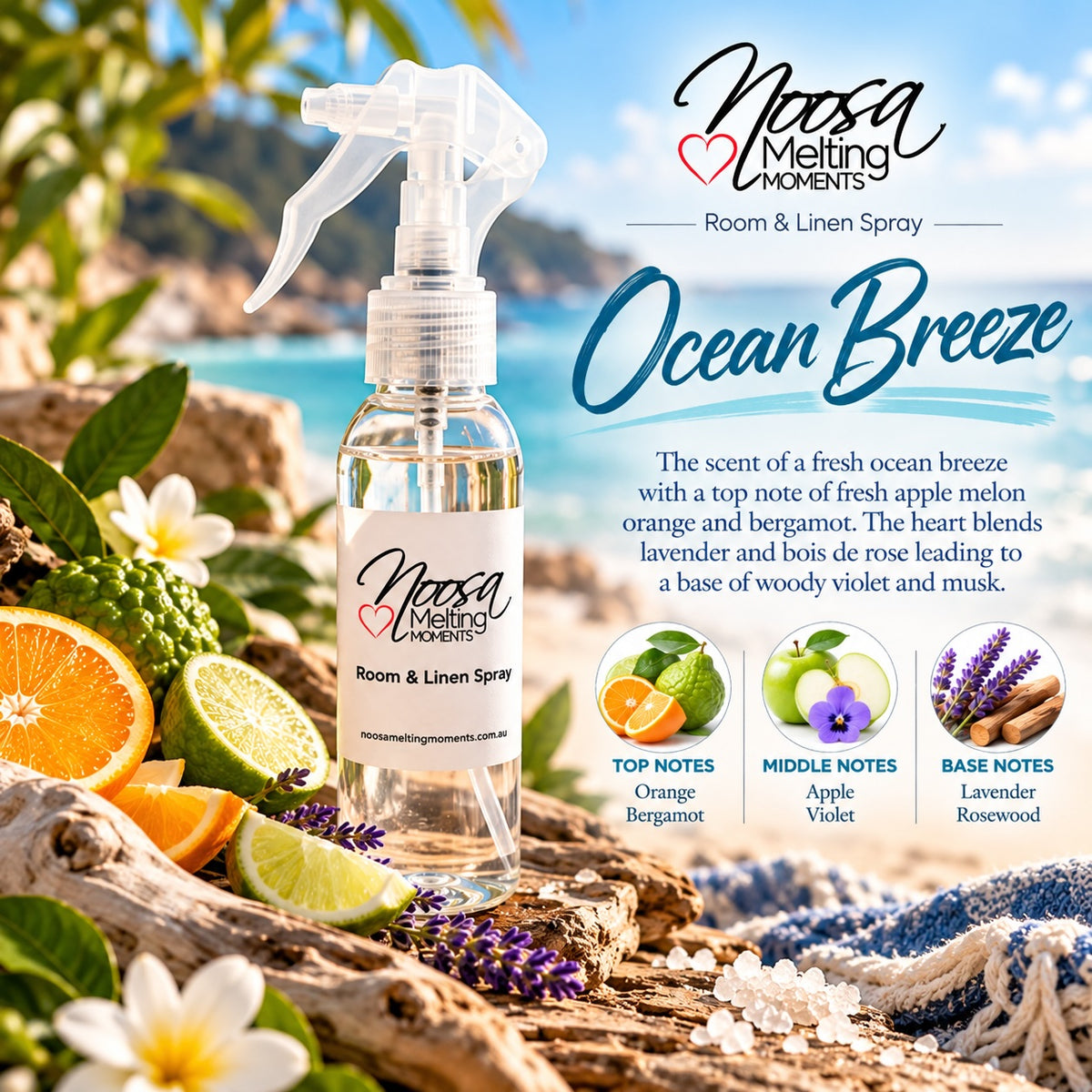 Room and Linen Spray - Ocean Breeze
