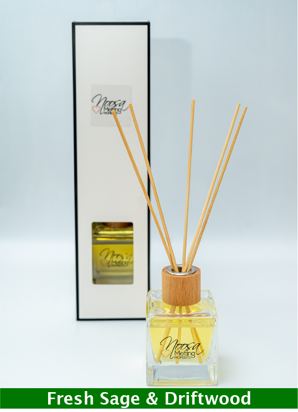Sage Reed Diffuser Mrp Reed Diffuser - Fresh Sage and Driftwood – Noosa Melting Moments